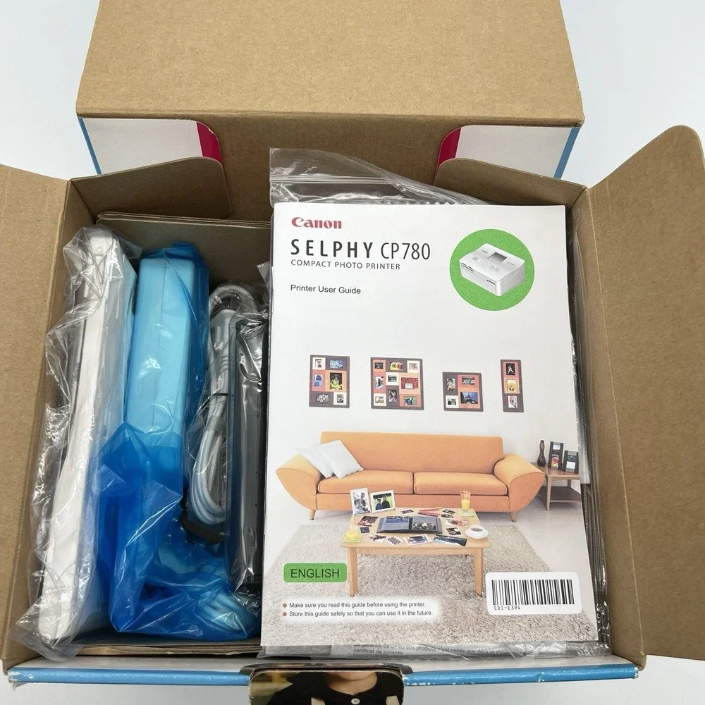 Canon CP780 SELPHY Portable Photo Printer, Silver,Photo Paper Open Box